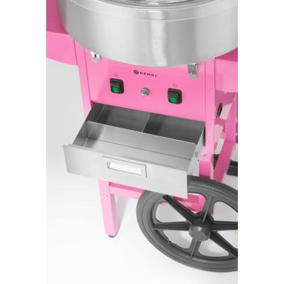 Stroj na výrobu cukrové vaty, HENDI, Pastelově růžová, 230V/1130W, 948x520x(H)914mm | 282809
